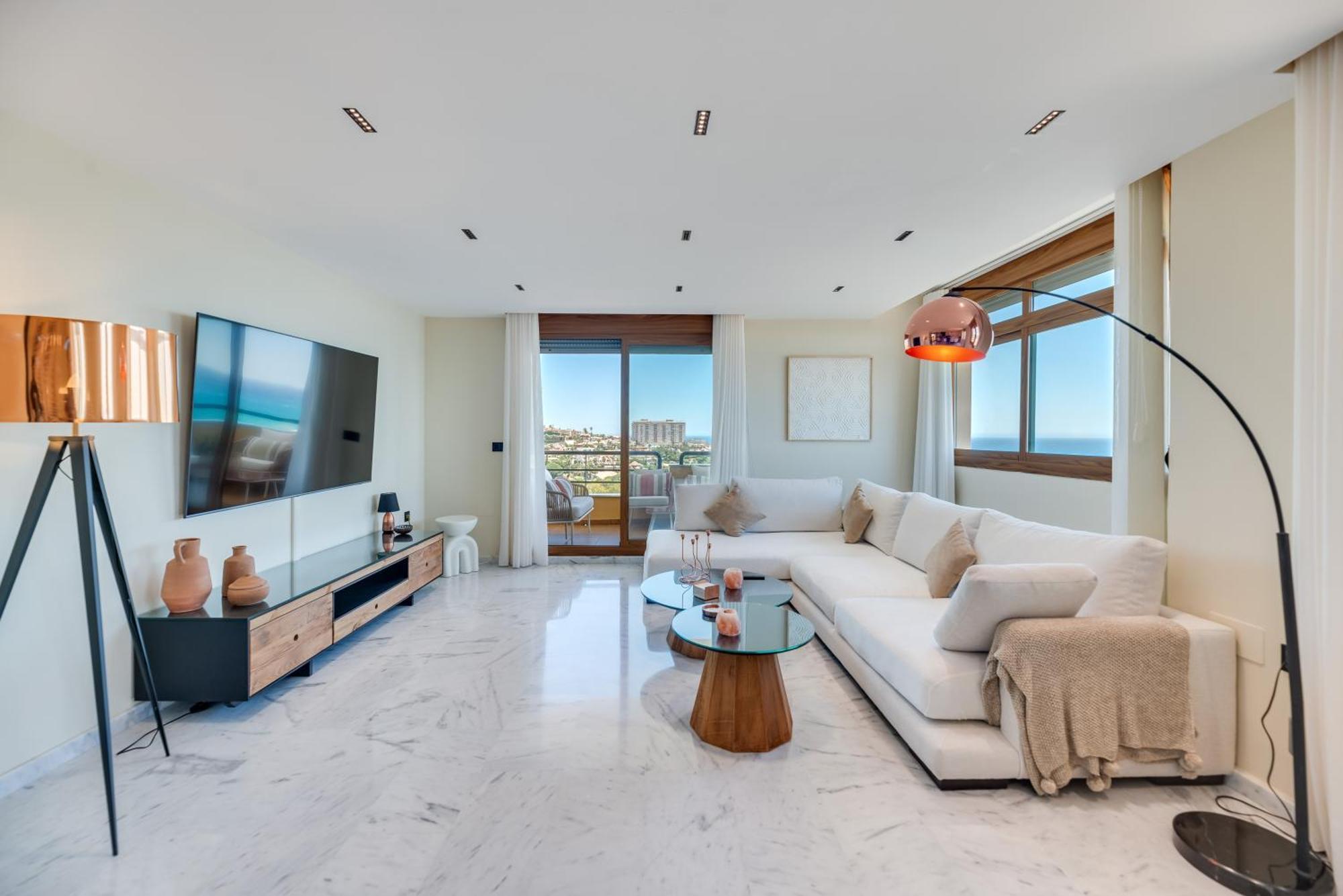 Apartament Luxury 4Bdr Penthouse With Sea Views Benalmádena Zewnętrze zdjęcie