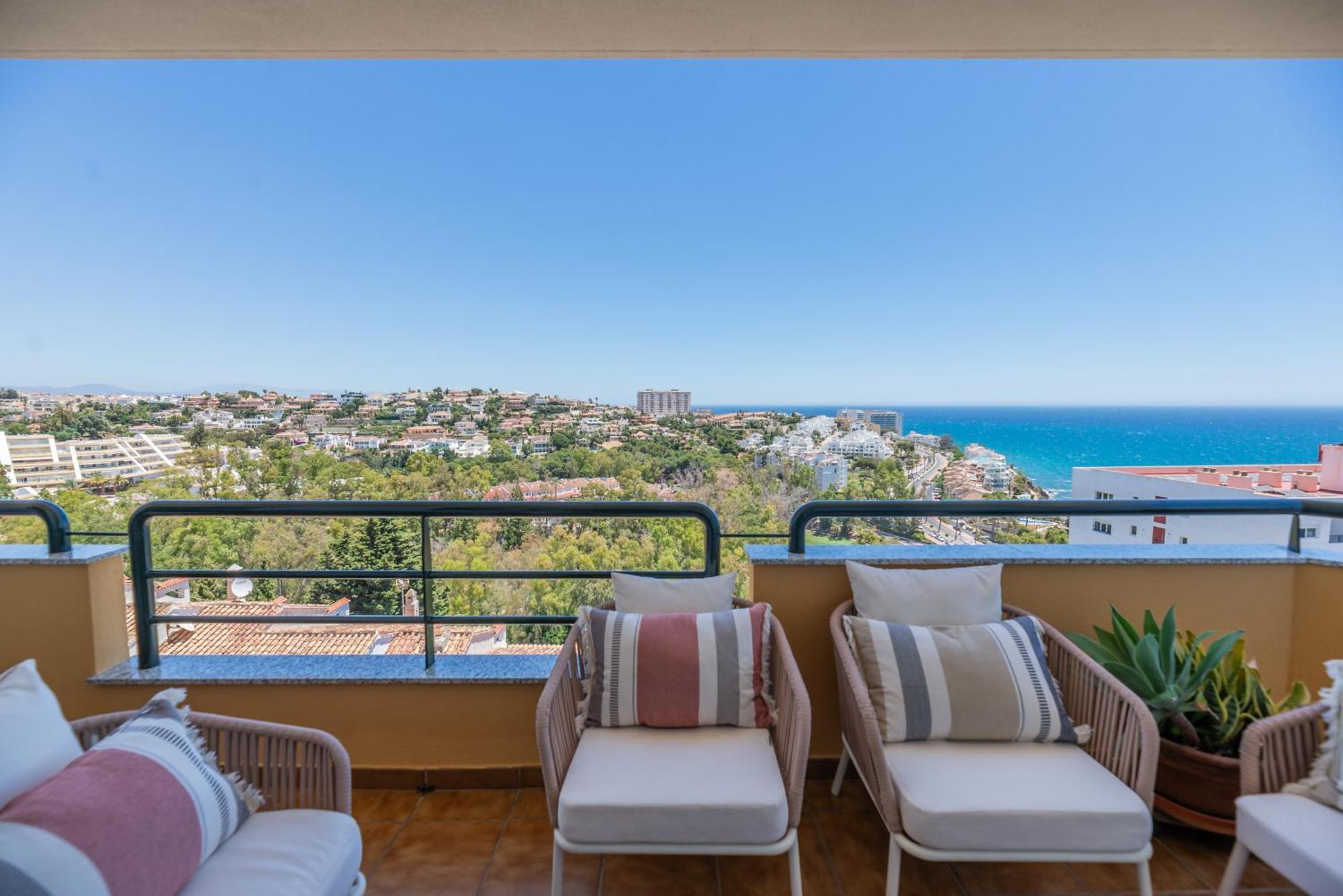 Apartament Luxury 4Bdr Penthouse With Sea Views Benalmádena Zewnętrze zdjęcie