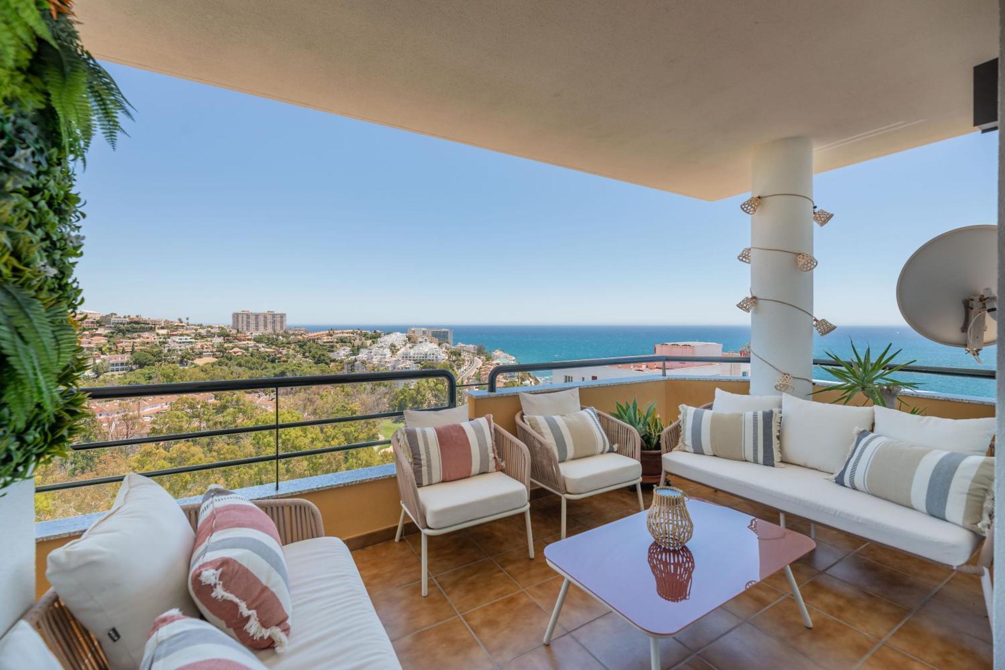 Apartament Luxury 4Bdr Penthouse With Sea Views Benalmádena Zewnętrze zdjęcie